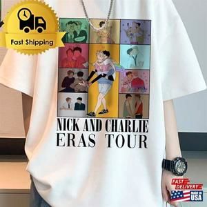Nick And Charlie Heartstopper Eras Tour Shirt Lgbtq Movie T-Shirt